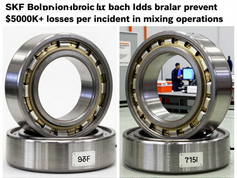 Blockchain-tracked batch IDs prevent $500K+ losses per incident in mining operations Counterfeit vs genuine SKF bearing comparison
