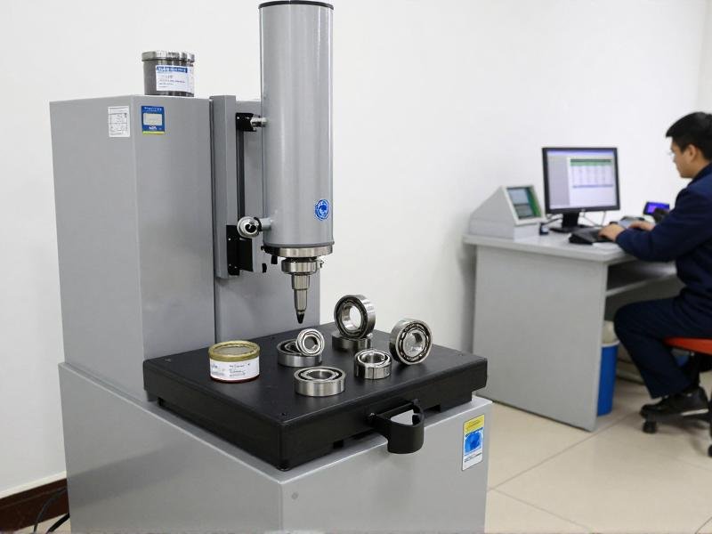 Hardness testing comparison between genuine and counterfeit bearings