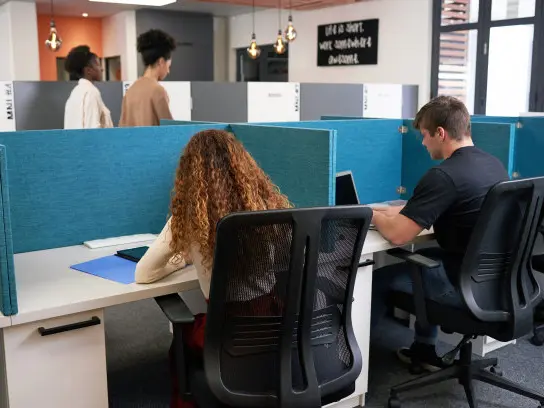 Engineering team at work
