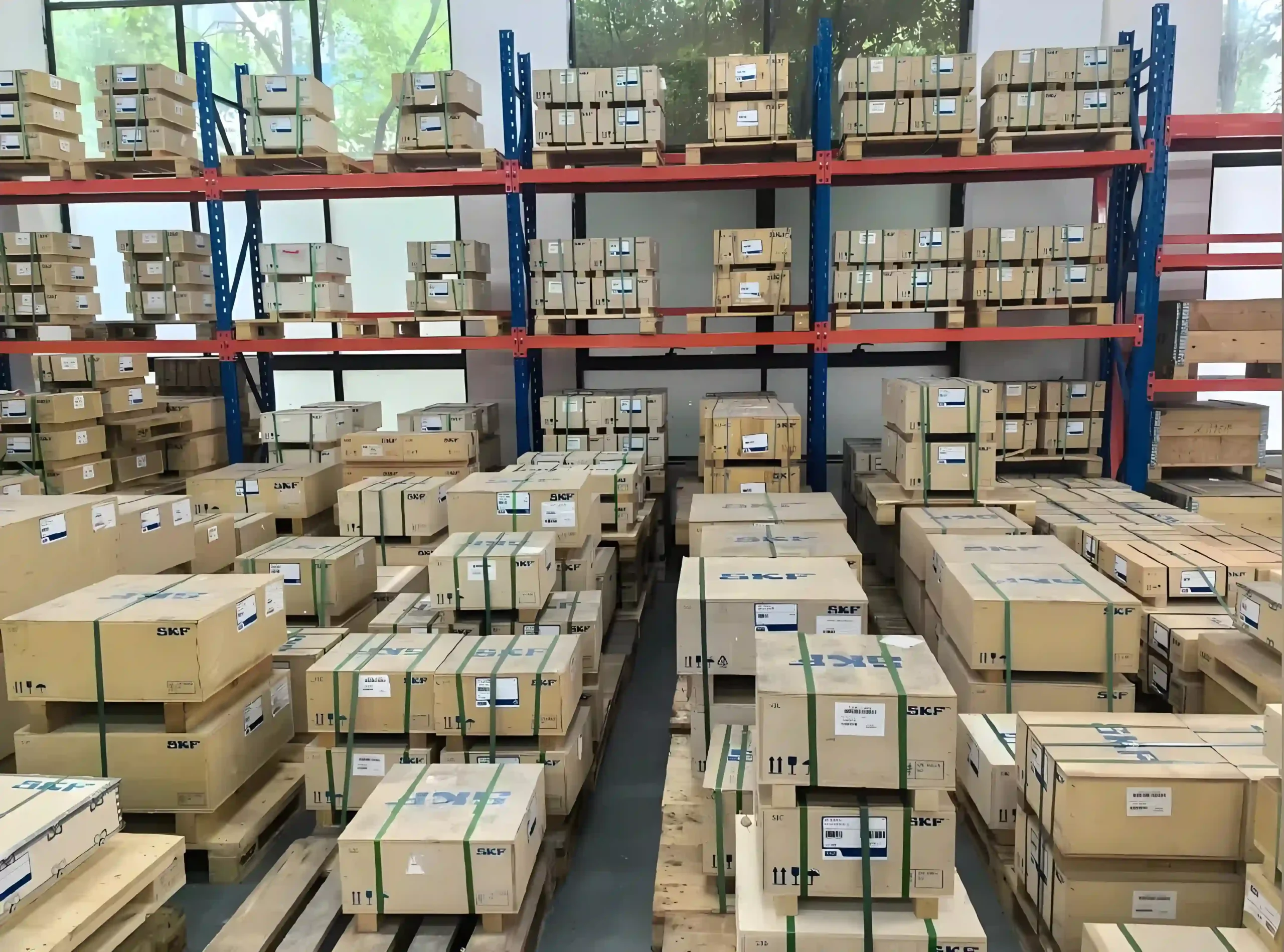 Bearing packaging detail