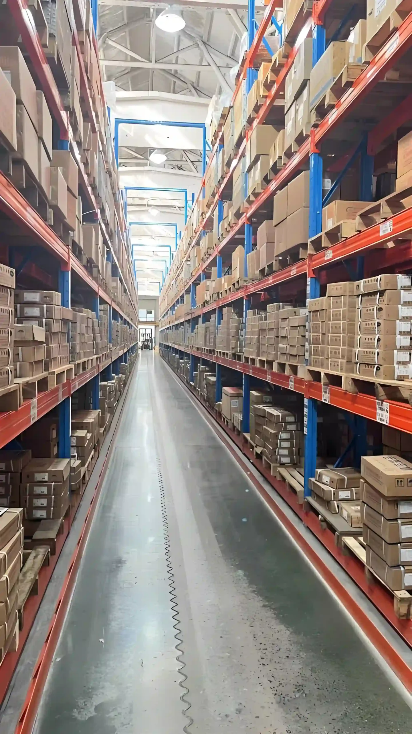 Sorting and order picking area