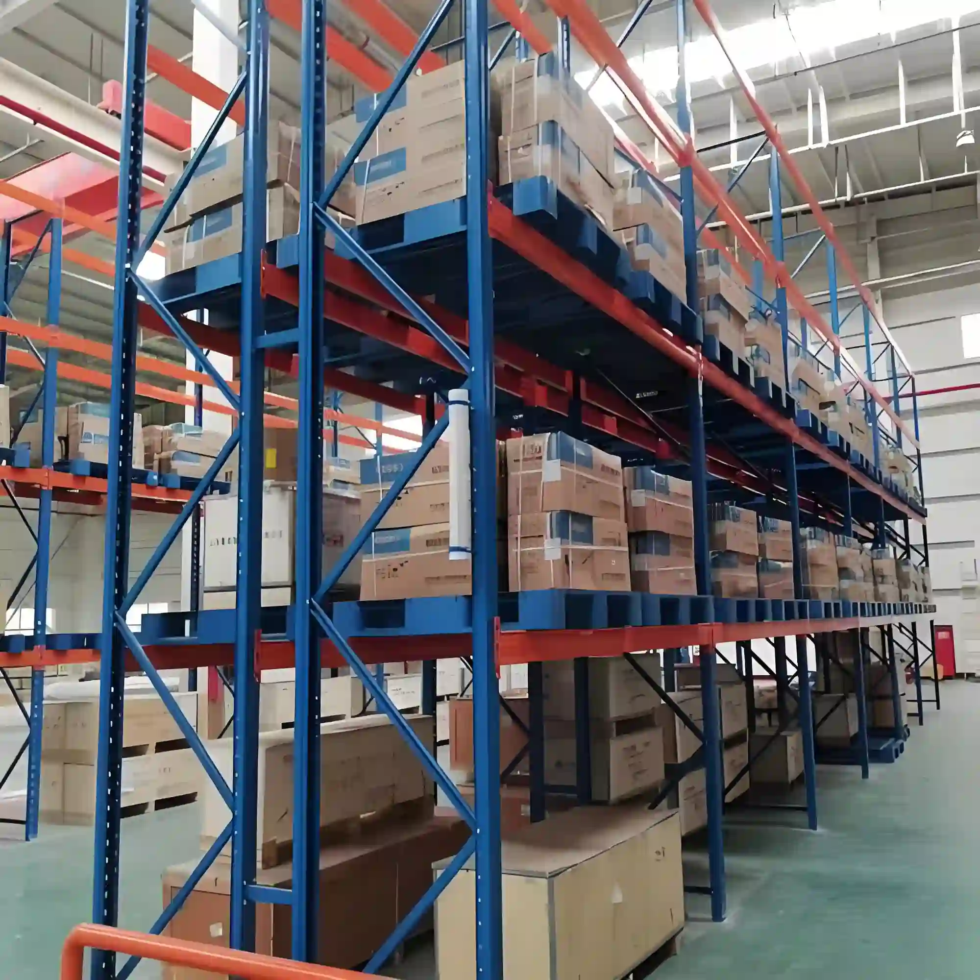 Outbound packing and shipping zone