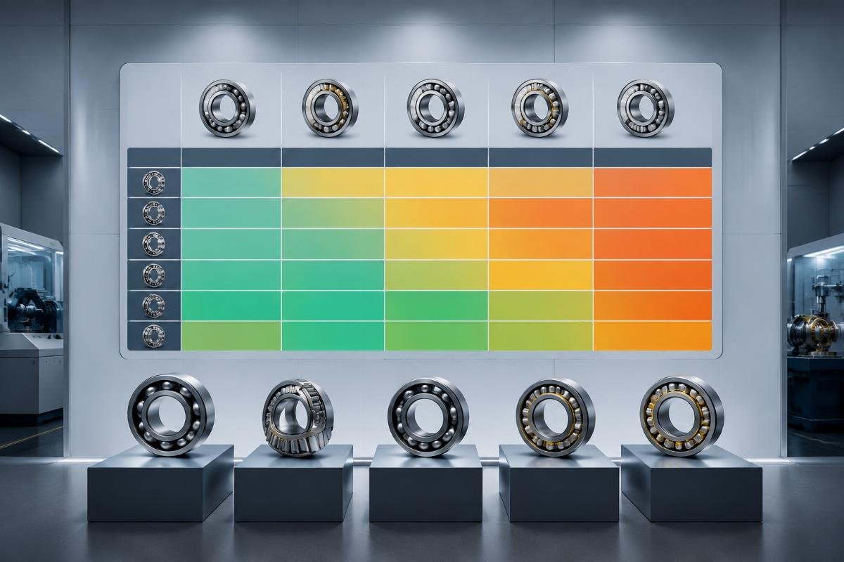 Cross-brand bearing load rating comparison matrix for interchange decisions