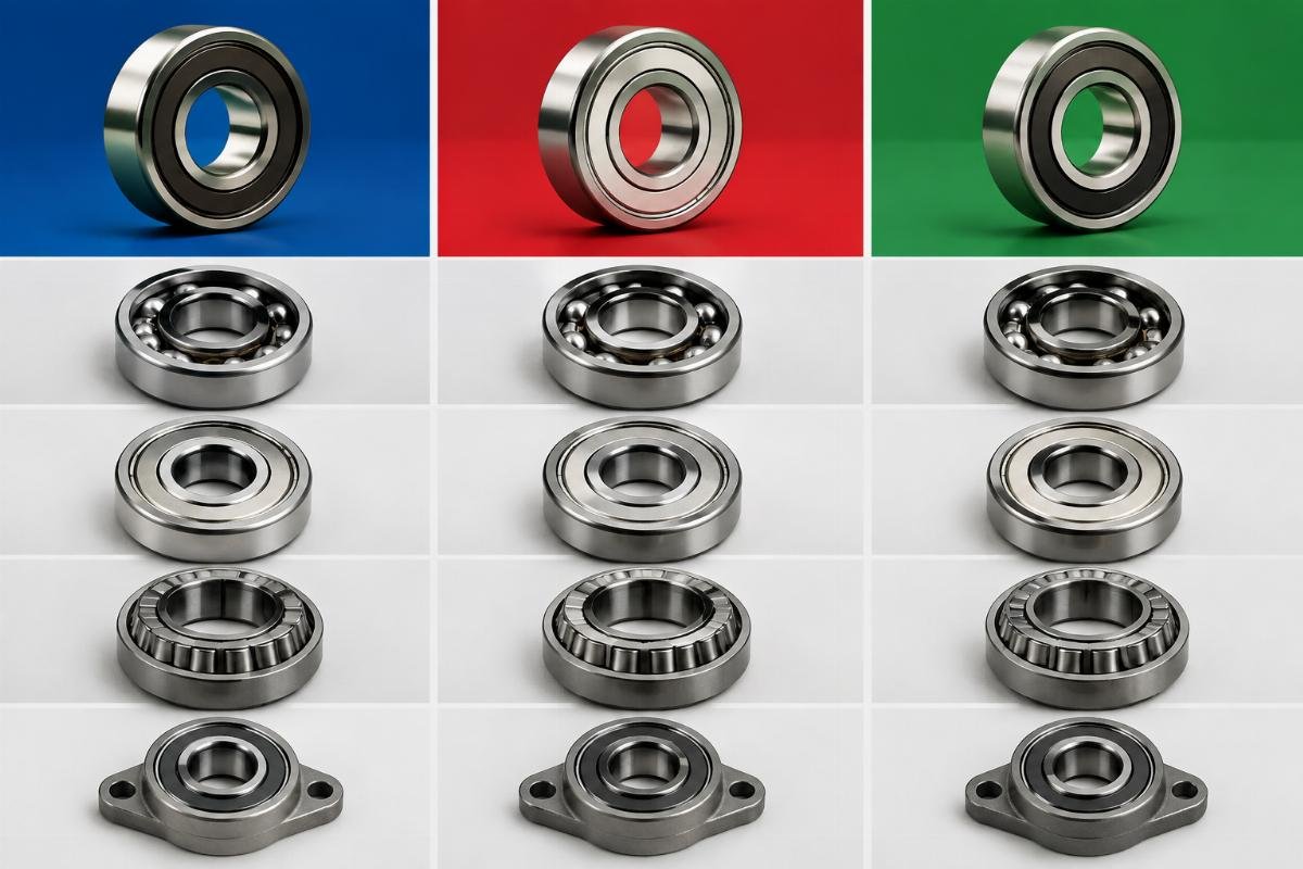 Cross-reference comparison chart for SKF NSK FAG automotive bearings