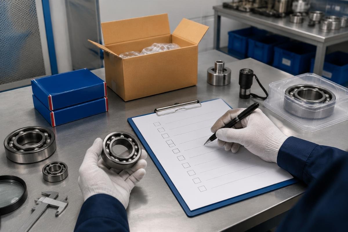 Document verification checklist for SKF bearing procurement
