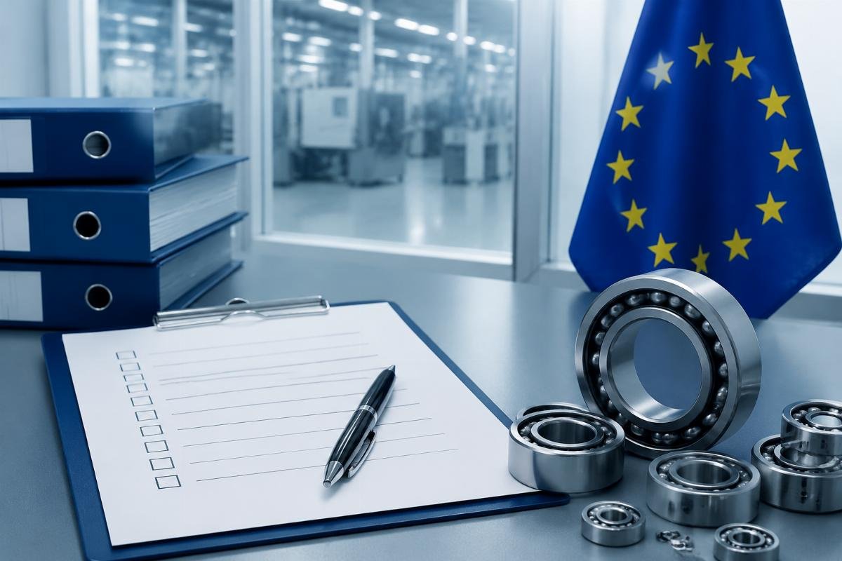 SKF bearing material grade documentation checklist for EU compliance